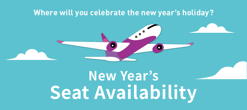 New Year's Holidays Seat Availability