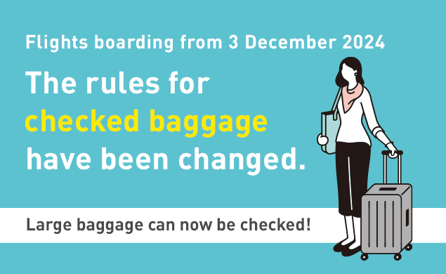 Changes to checked baggage rules and revised charges